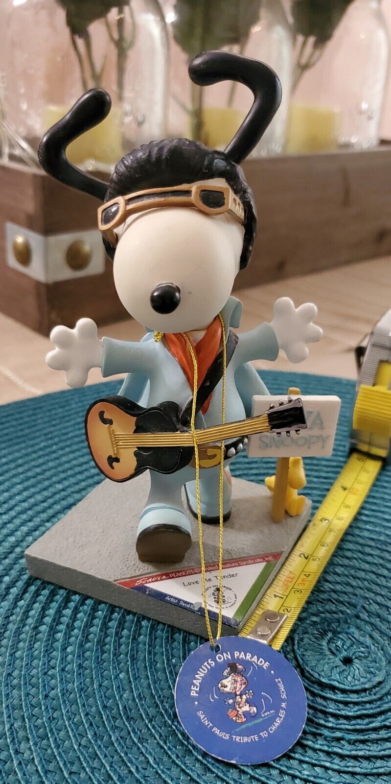 Viva Snoopy Love Me Tender Westland 8426 No Box AS IS Cracked Guitar 