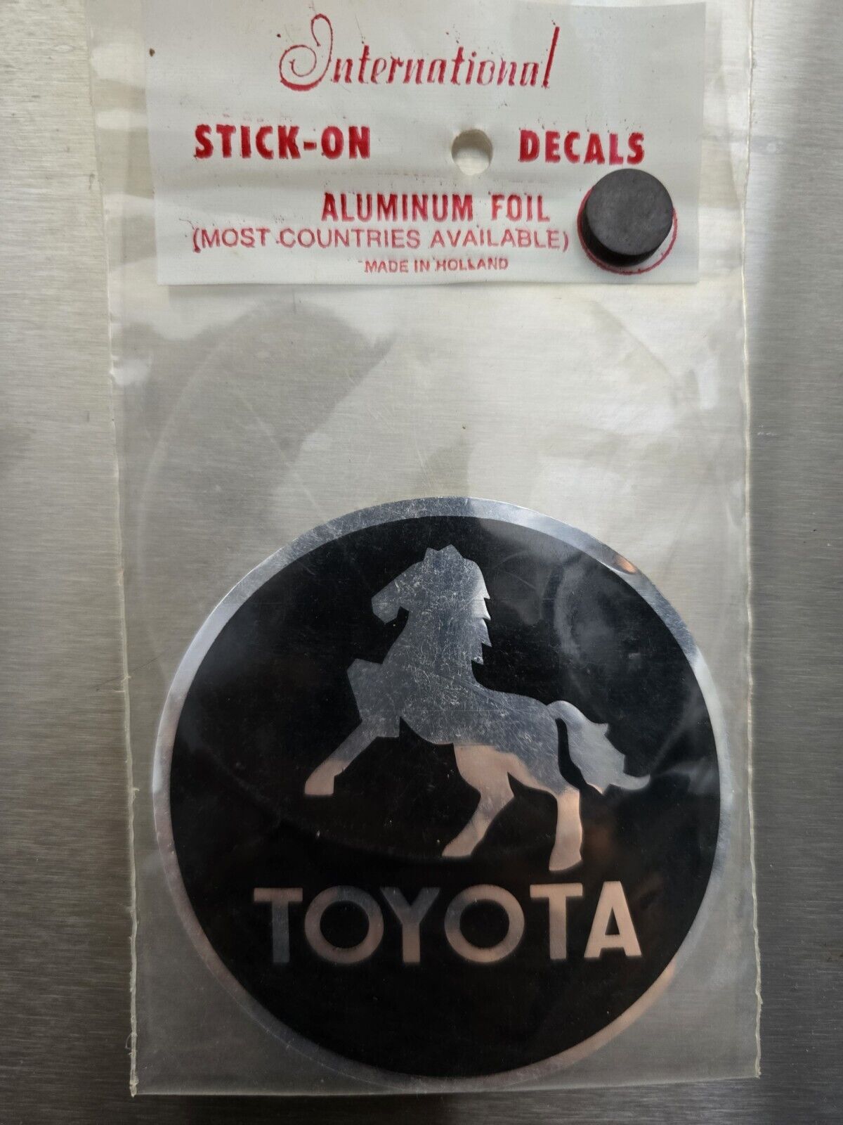 Vintage Toyota Sticker 1970\'s Made In Holland