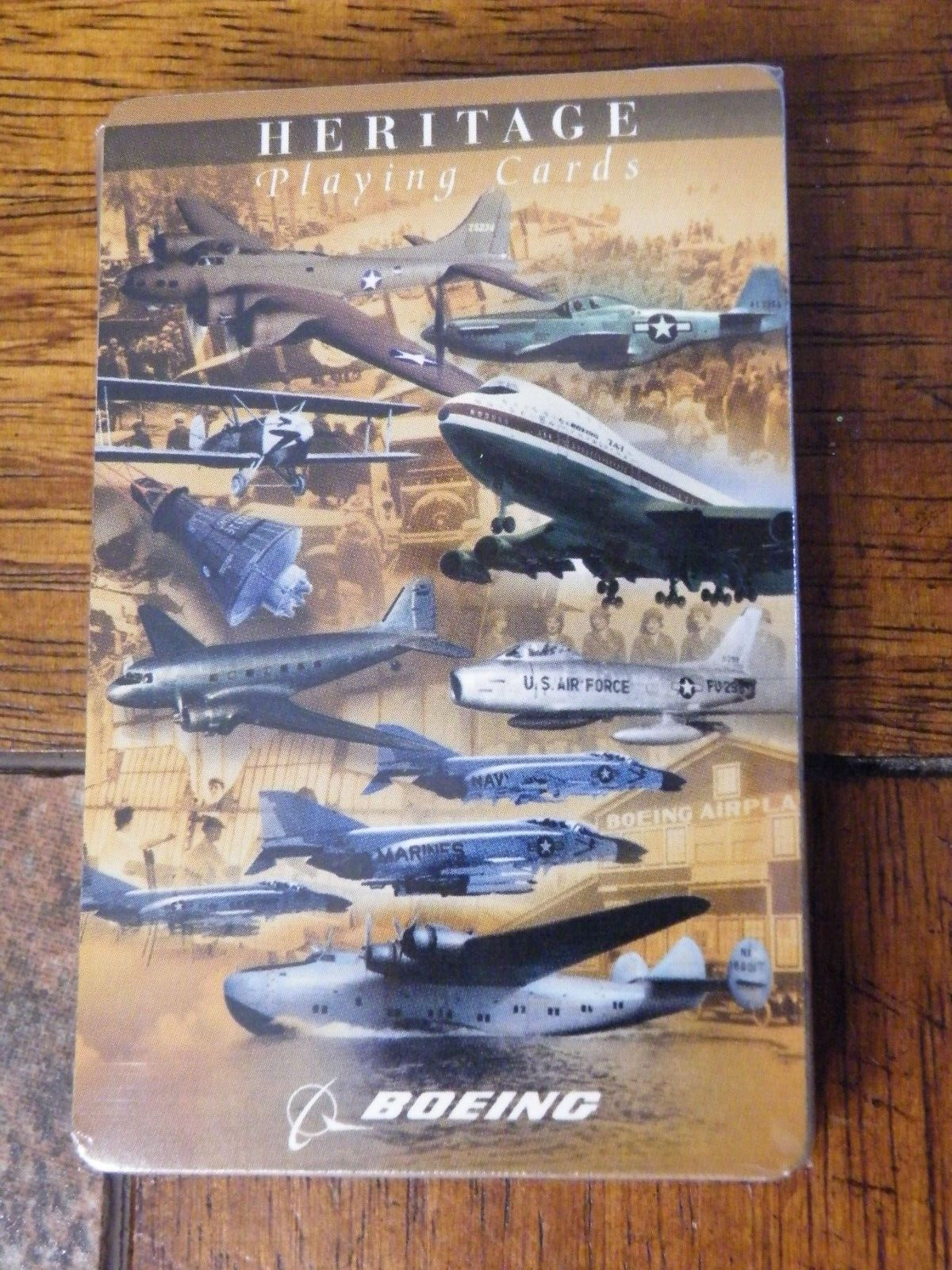 FACTORY SEALED - BOEING Airplane Playing Cards  