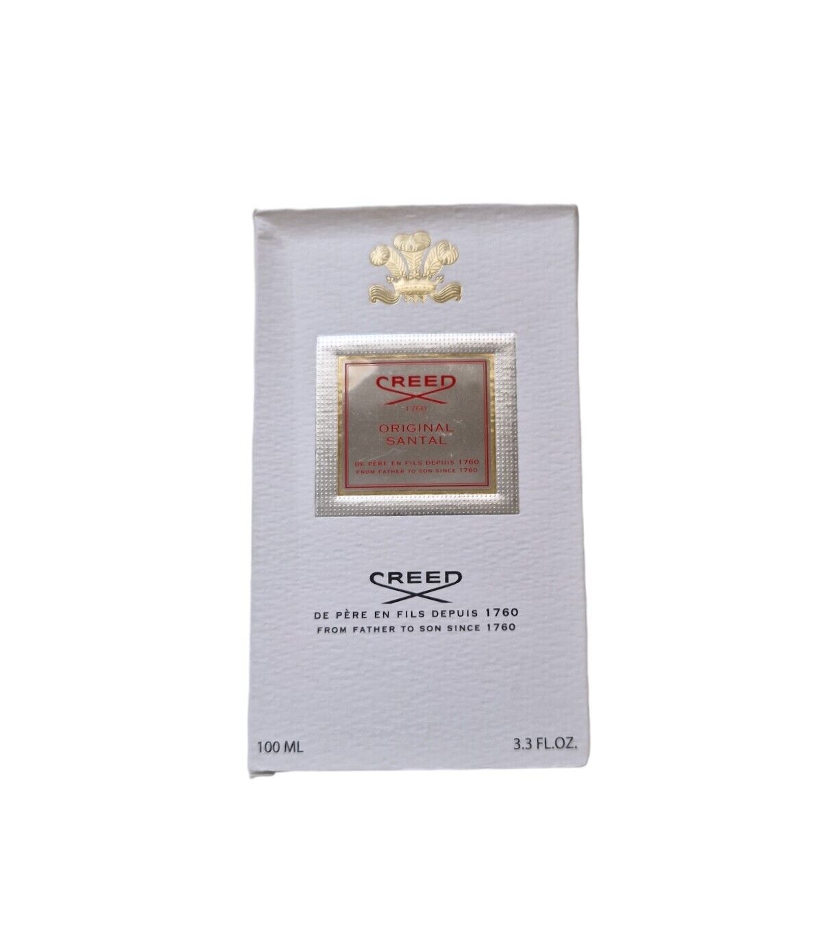 Creed Original Santal 100ml EMPTY Box & Papers Collectable