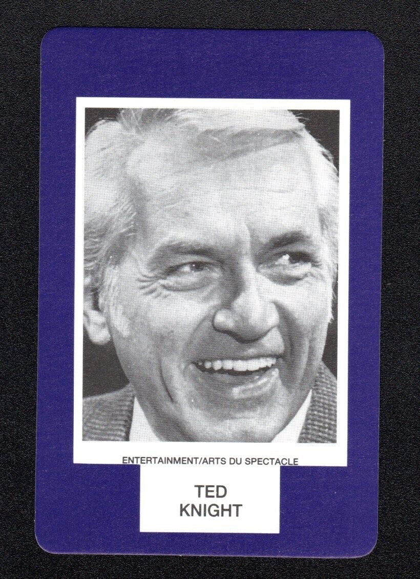 Ted Knight Actor 1993 Face To Face Game Card Canadian Issue