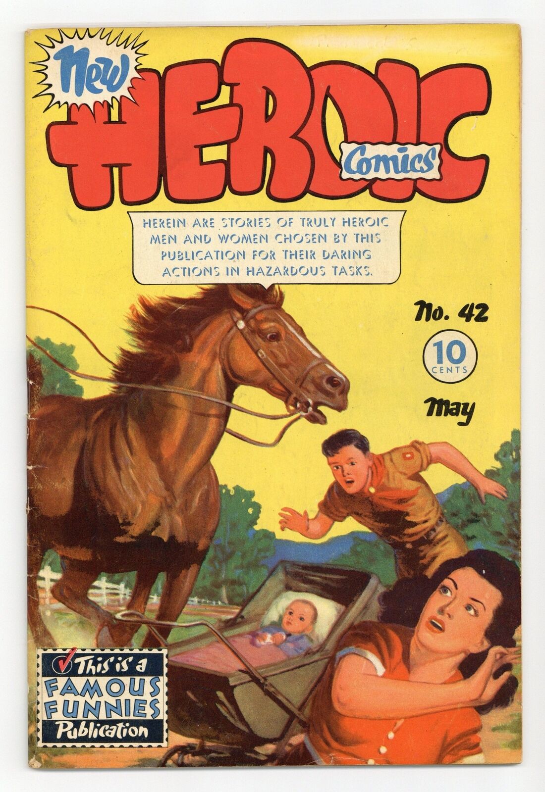 Heroic Comics #42 VG- 3.5 1947