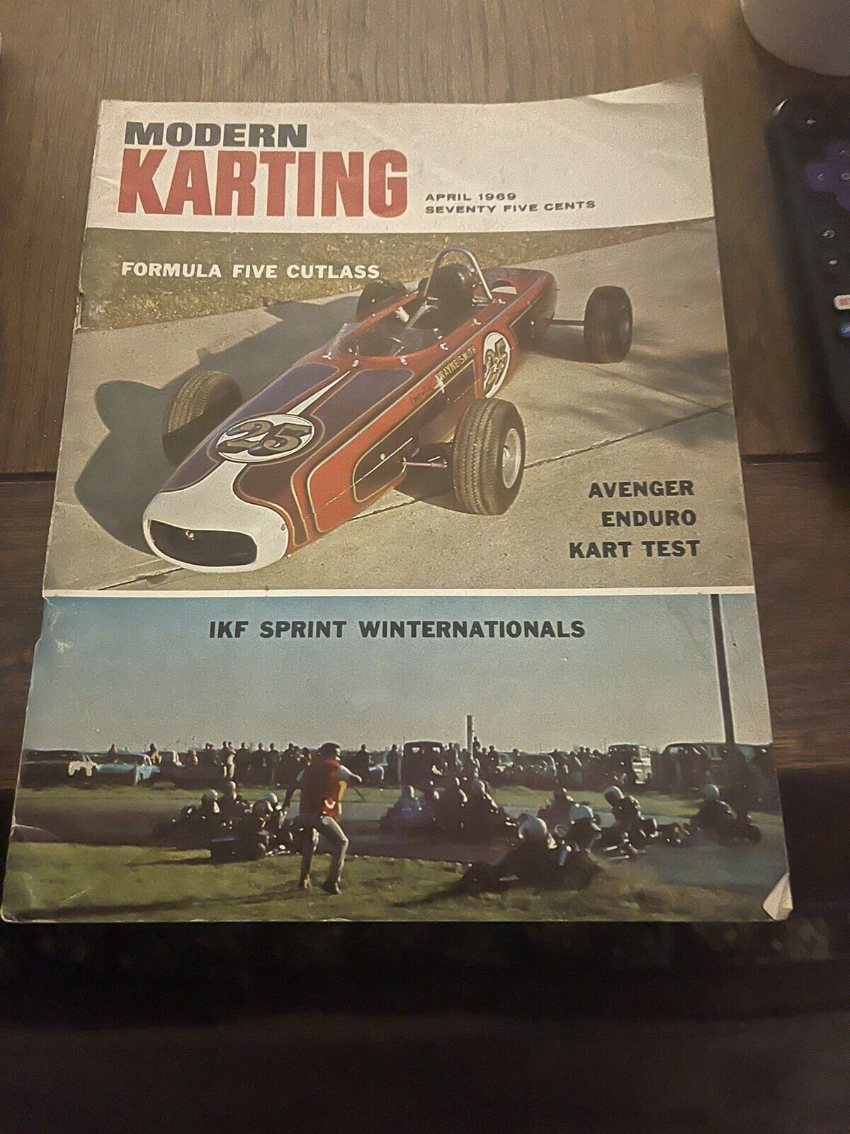 April 1969 Modern Karting Vintage Magazine WKA IKF Enduro Sprint Racing Go Cart