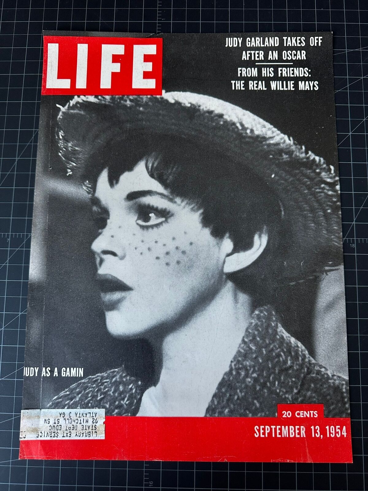 Vintage 1954 Life Magazine Cover - Judy Garland - COVER ONLY