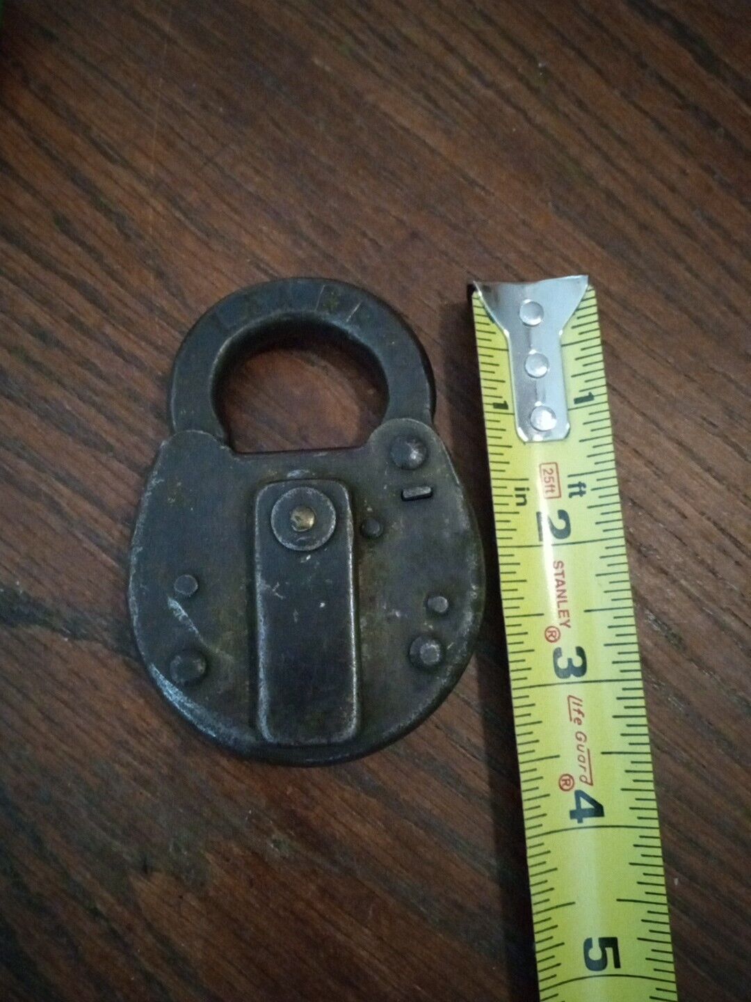 Vintage 1890's Fraim Pad Lock  No Key