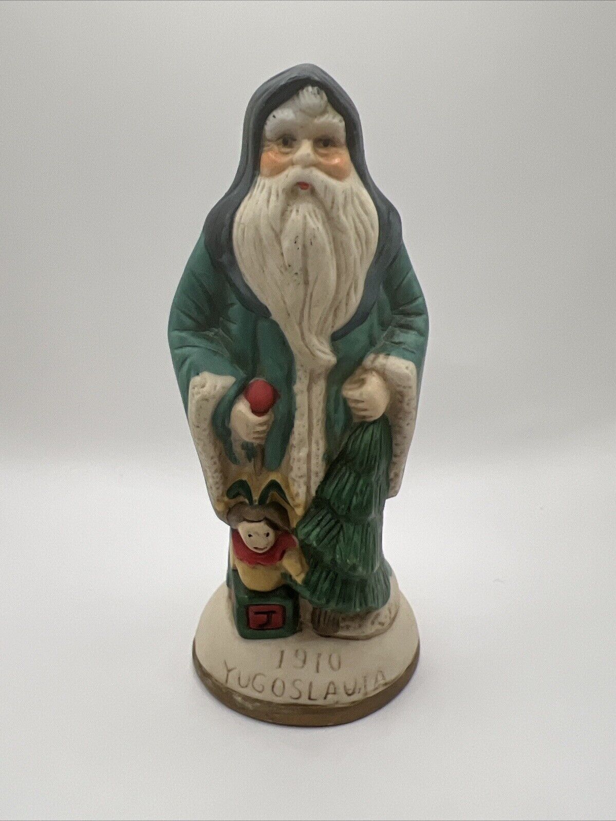 Vintage Santa From Around the World Yugoslavia 1910 Jack In Box Figurine