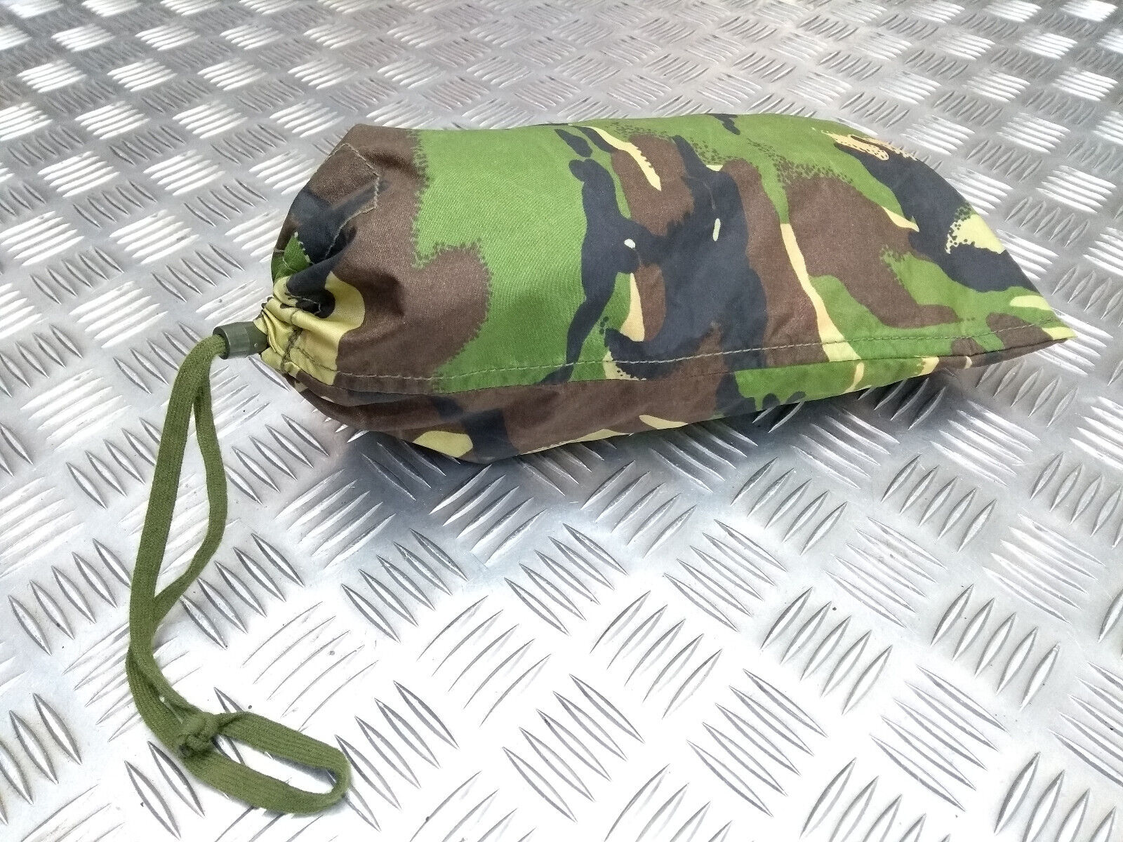 DPM Woodland Camo Basha Basher Shelter Sheet Bag Genuine British Military Issue