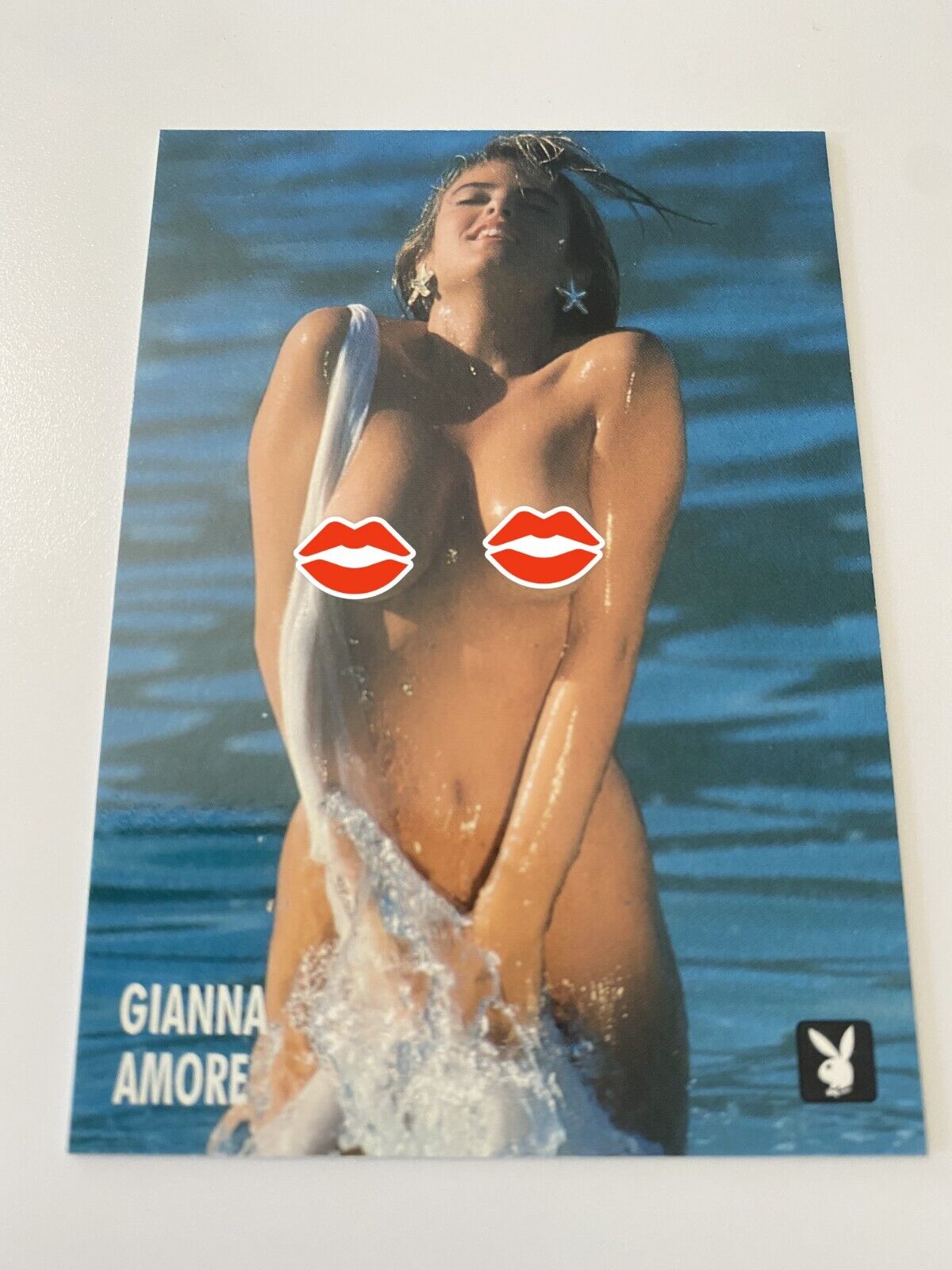 1996 Playboy Centerfold Collector Card August 1989 #107 Gianna Amore