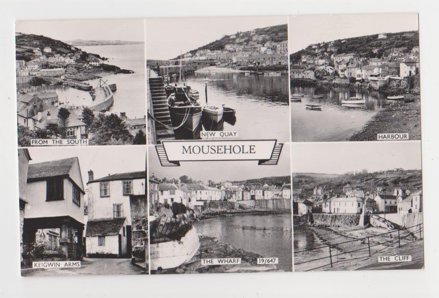 RPPC,Mousehole,U.K.Cornwall,6 Views,c.1930s-40s