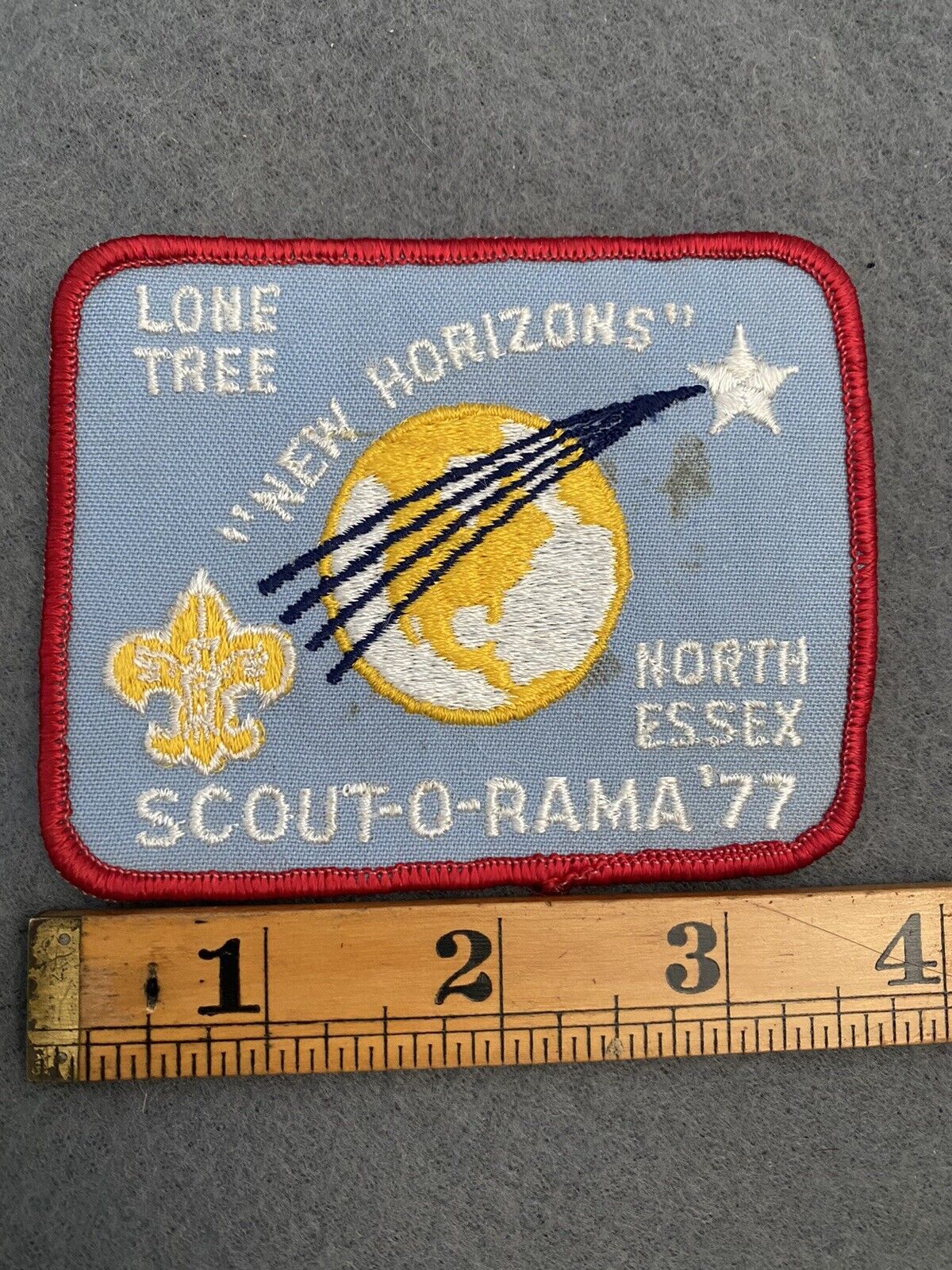 1972 Lone Tree Council North Essex Scout-O-Rama Boy Scout BSA Patch B3
