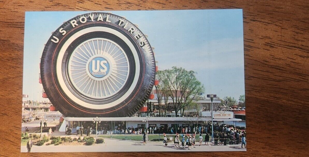 U.S. Royal Tires Ferris Giant Wheel  NY World\'s Fair Vintage Postcard 1964 1965