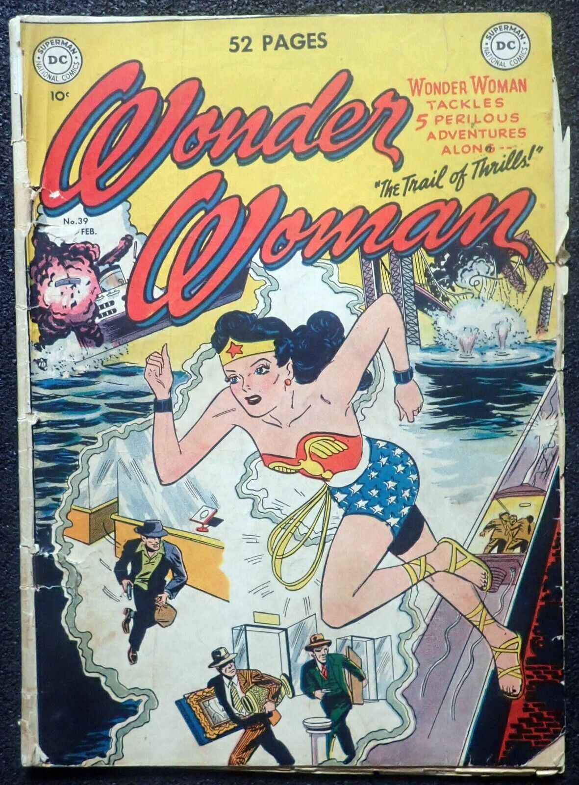 Wonder Woman #39 🌞 Trail of Thrills 🌞 1950