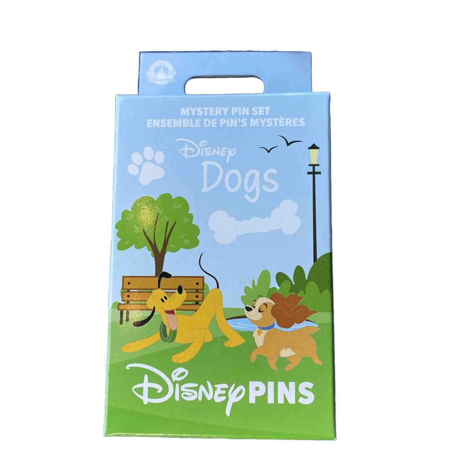 Disney Parks Pin Dogs SEALED Mystery Box 2 Pins Unopened - Lady Copper Nana