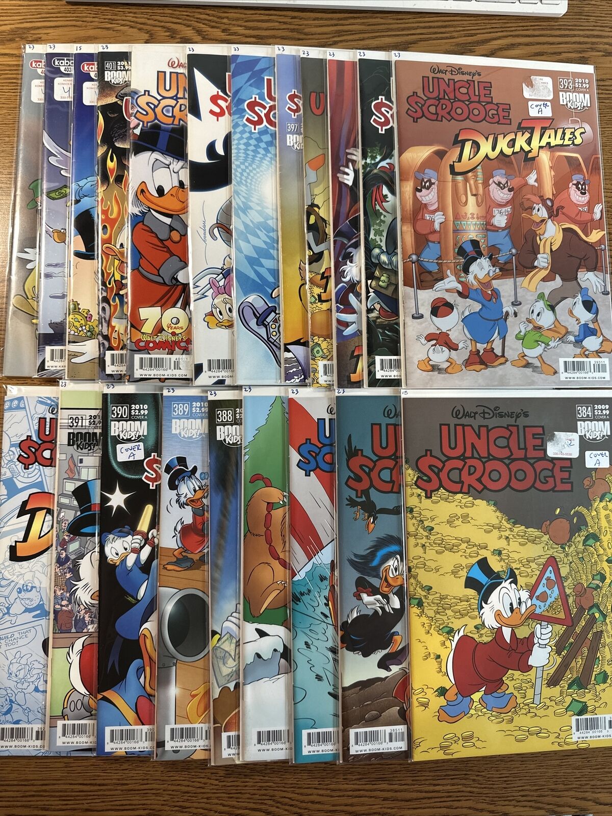 Walt Disney's Uncle Scrooge #384-404 Complete Comic Lot Run HTF Boom Kids VF/NM