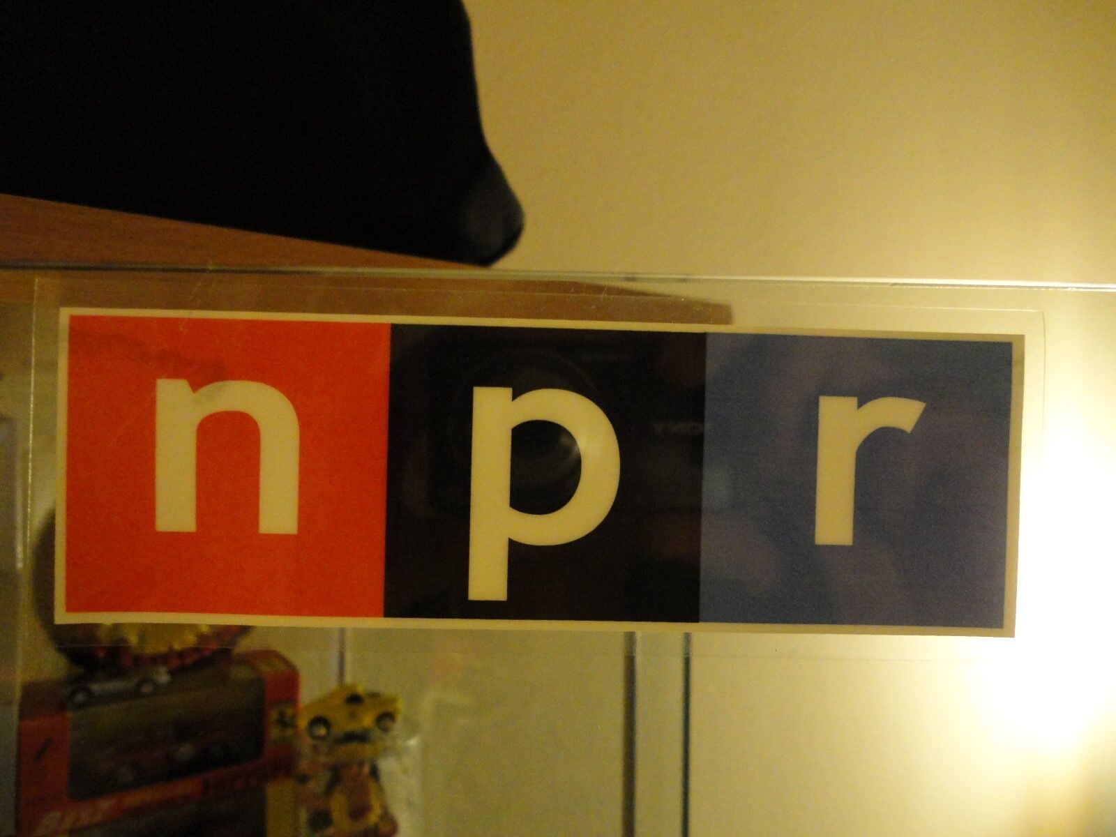 Set Of 2 National Public Radio NPR window Decal Approximately 5.5\