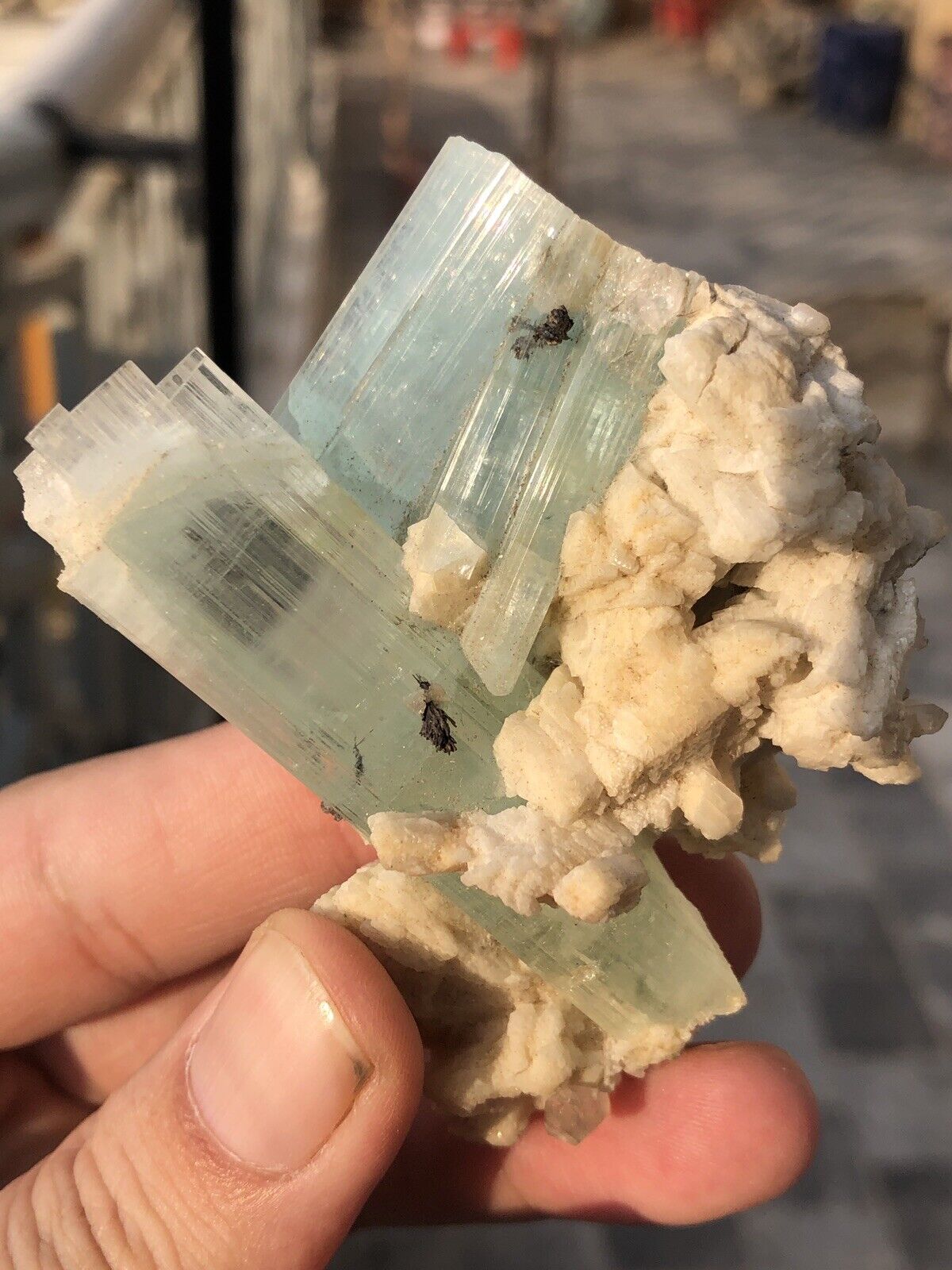 Stunning Quality Aqumarine Crystal  From Shigar  Pakistan