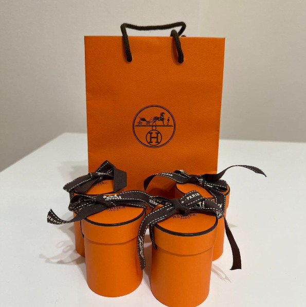 Hermes Twilly Cosmetic Box Set of 4 & Shopper 1 F/S From Japan