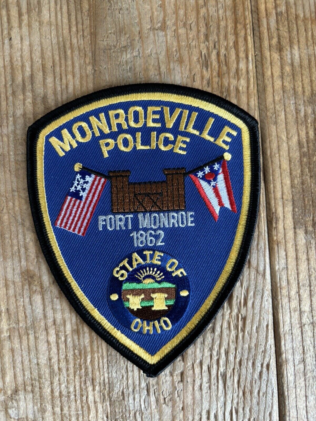 Monroeville Ohio OH Police Shoulder Patch New