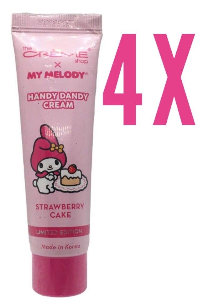 My Melody Sanrio THE CREME SHOP Hand Cream Strawberry Cake LIMITED EDITION 4 PK