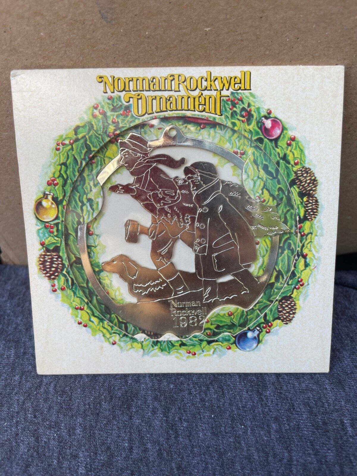 1982 Norman Rockwell Christmas Ornament