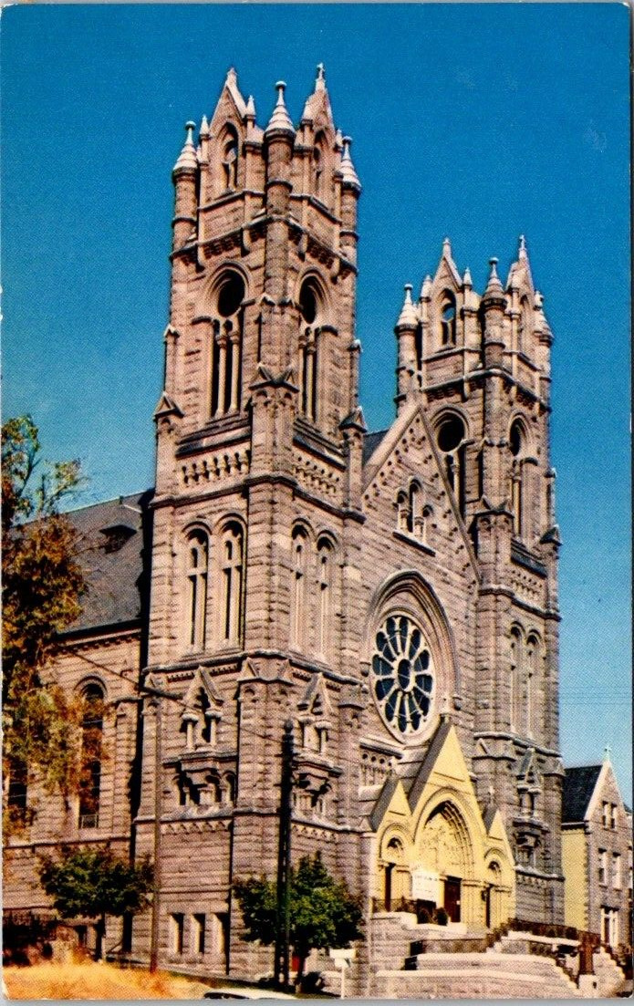 Postcard Utah Salt Lake City Cathedral of the Madeleine c1960s UT Mormon Vintage