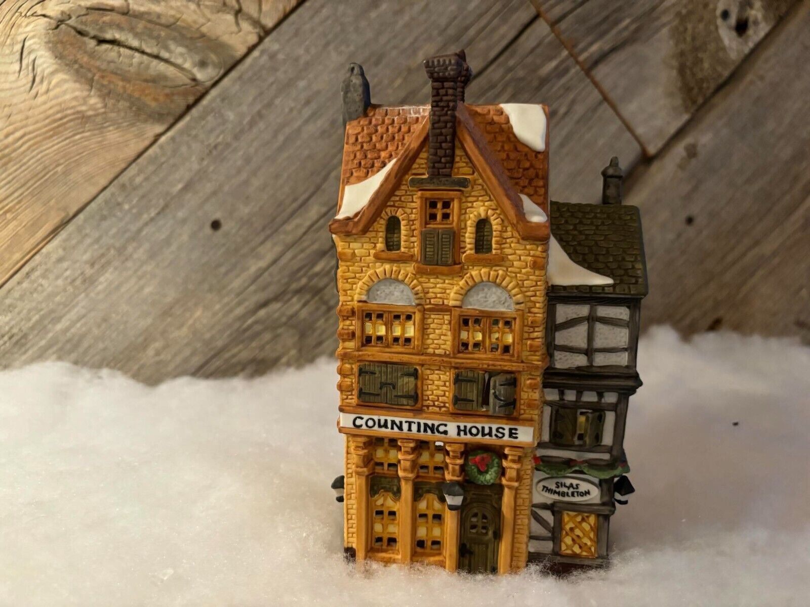 Department 56 Village Silas Thimbleton-Counting House