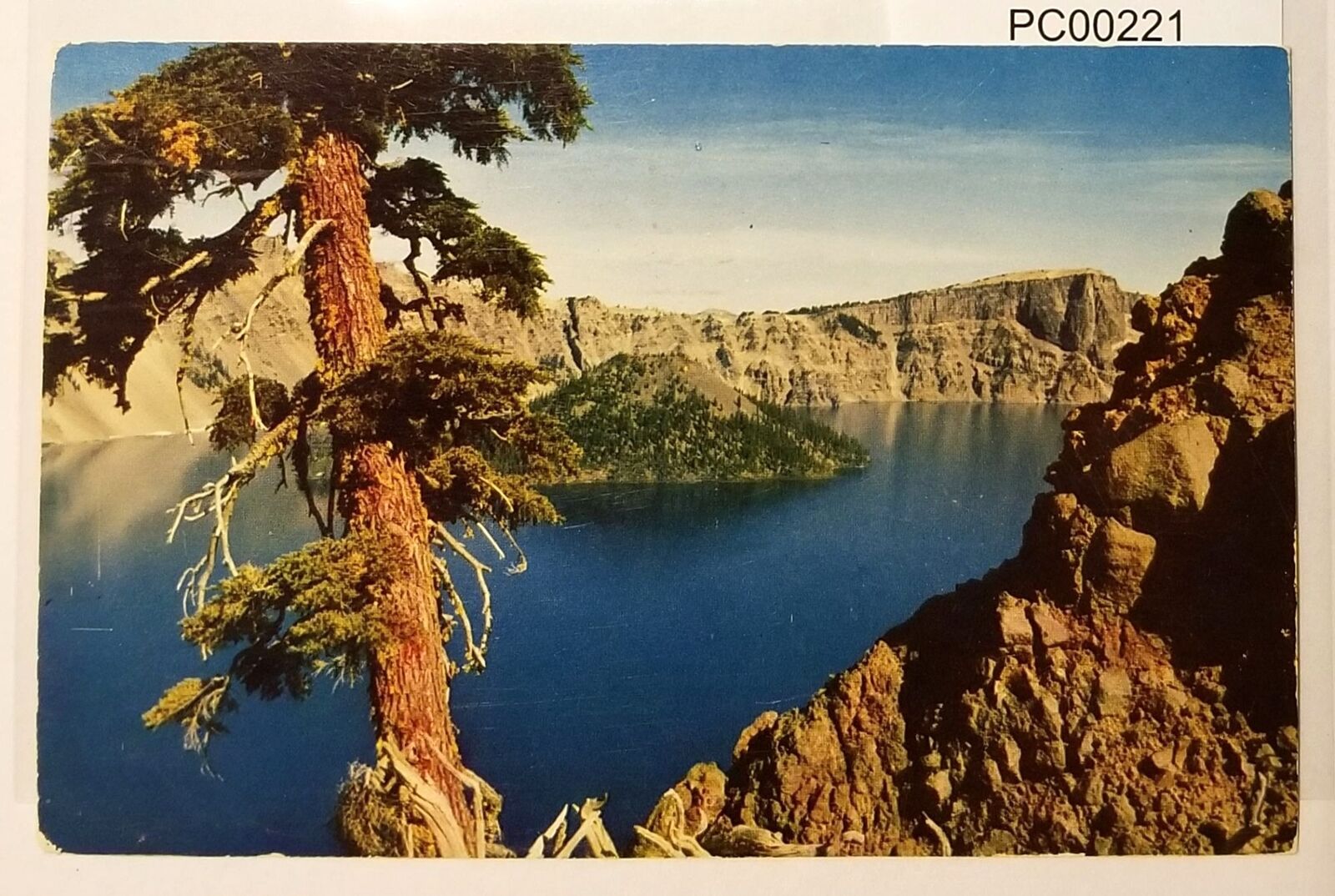 Crater Lake 1954 Hood River Oregon Postcard