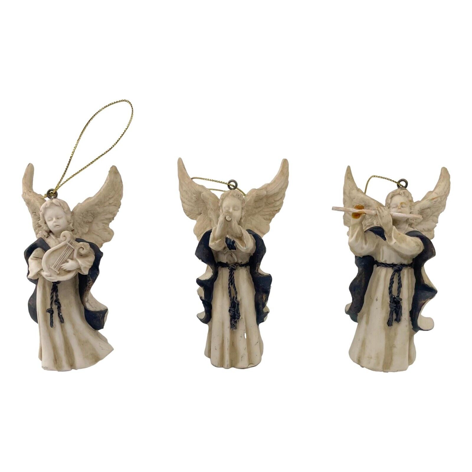 Winterberrie Gardens Christmas Ornaments by Kirkland\'s 3 Angels Horn Missing