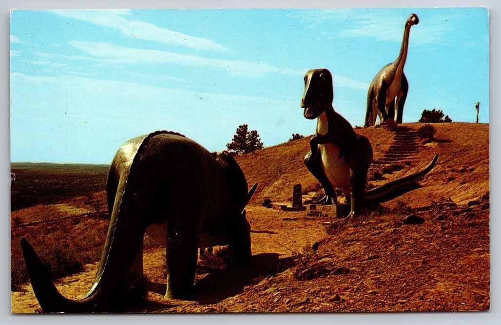 eStampsNet - Dinosaur Park Rapid City DS Postcard