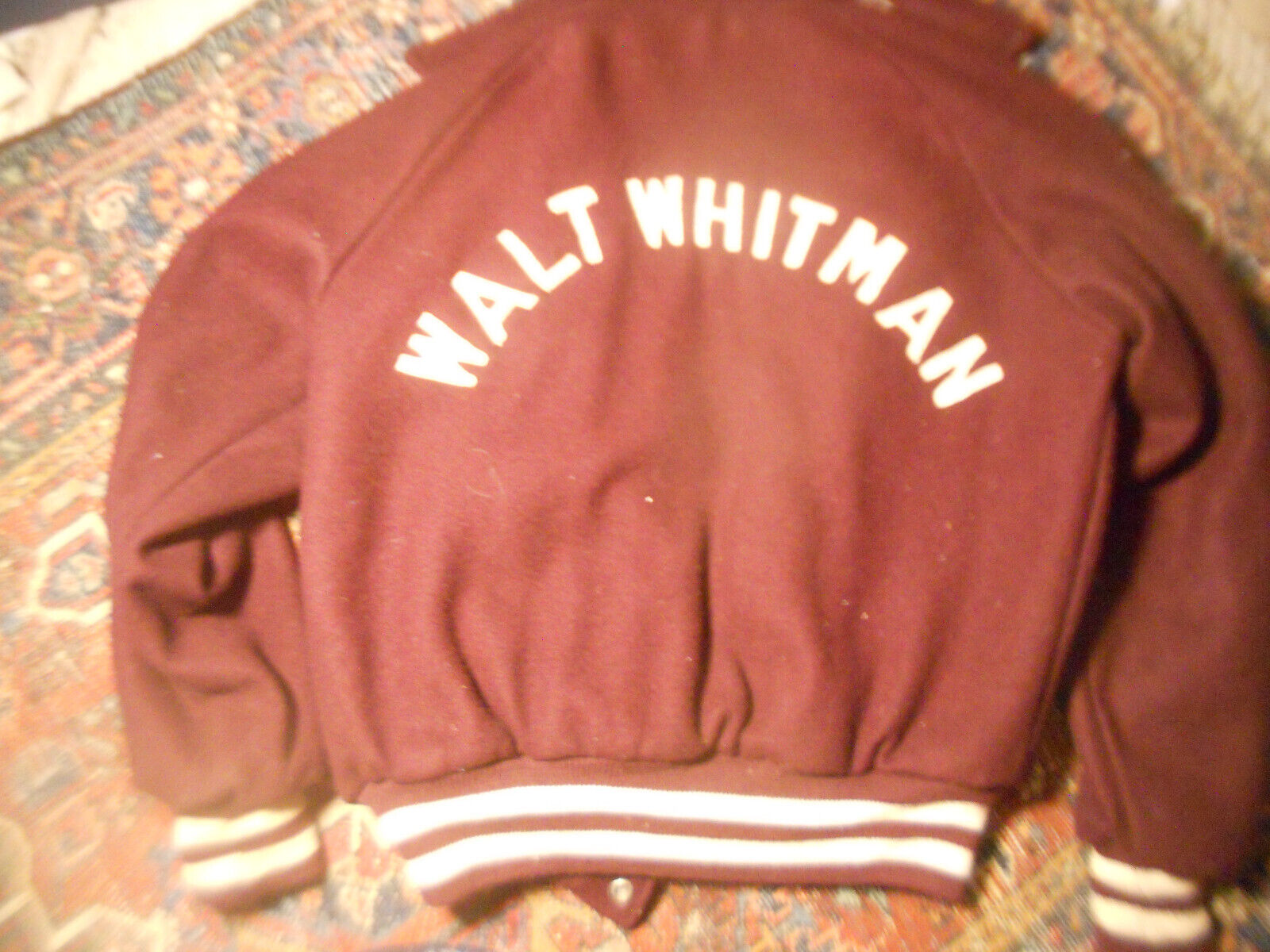1970s HUNTINGTON STATION NY Walt WHITMAN High School WOOL JACKET Varsity M
