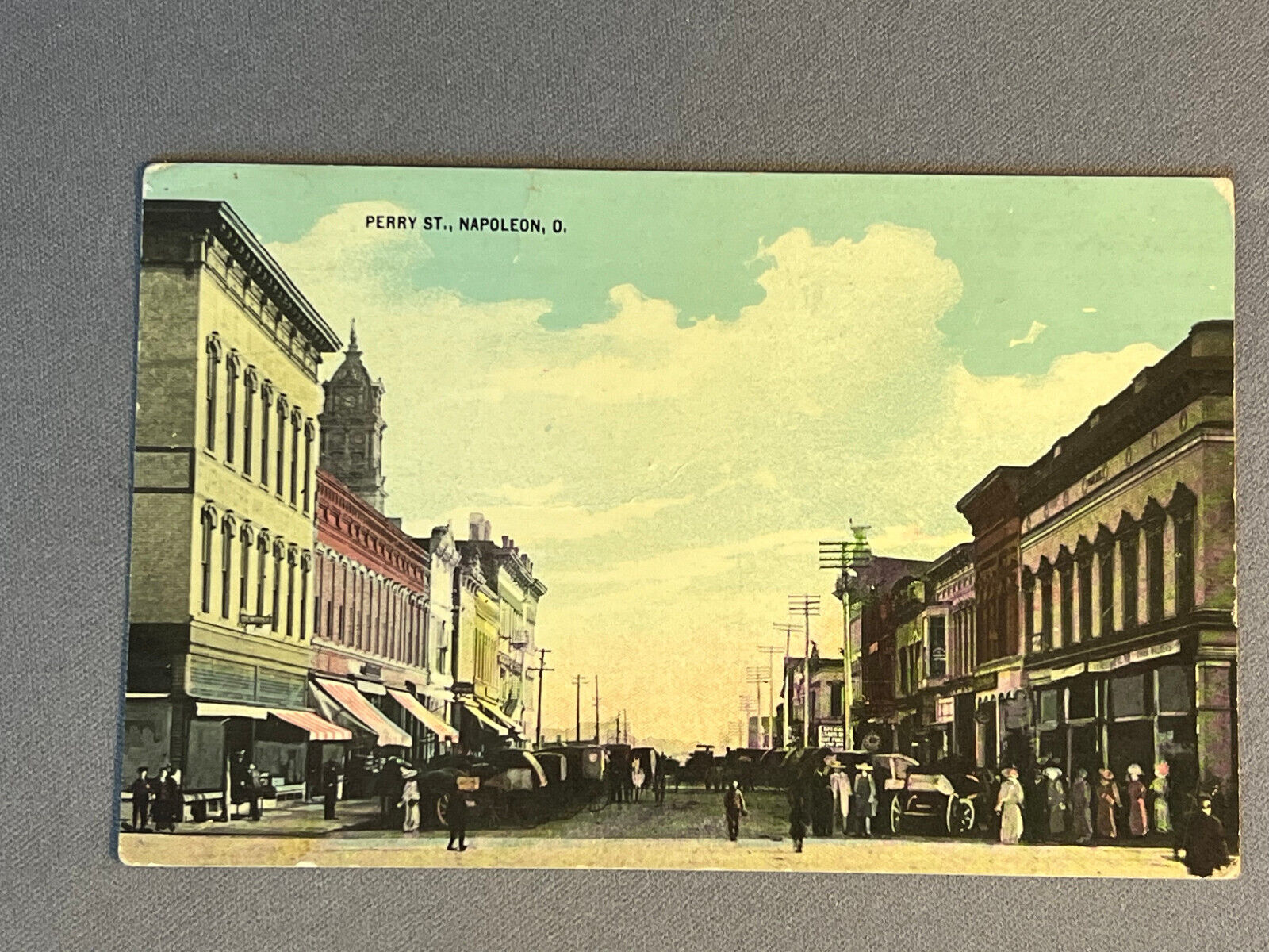 Ohio, OH, Napolean, Perry Street, PM 1915