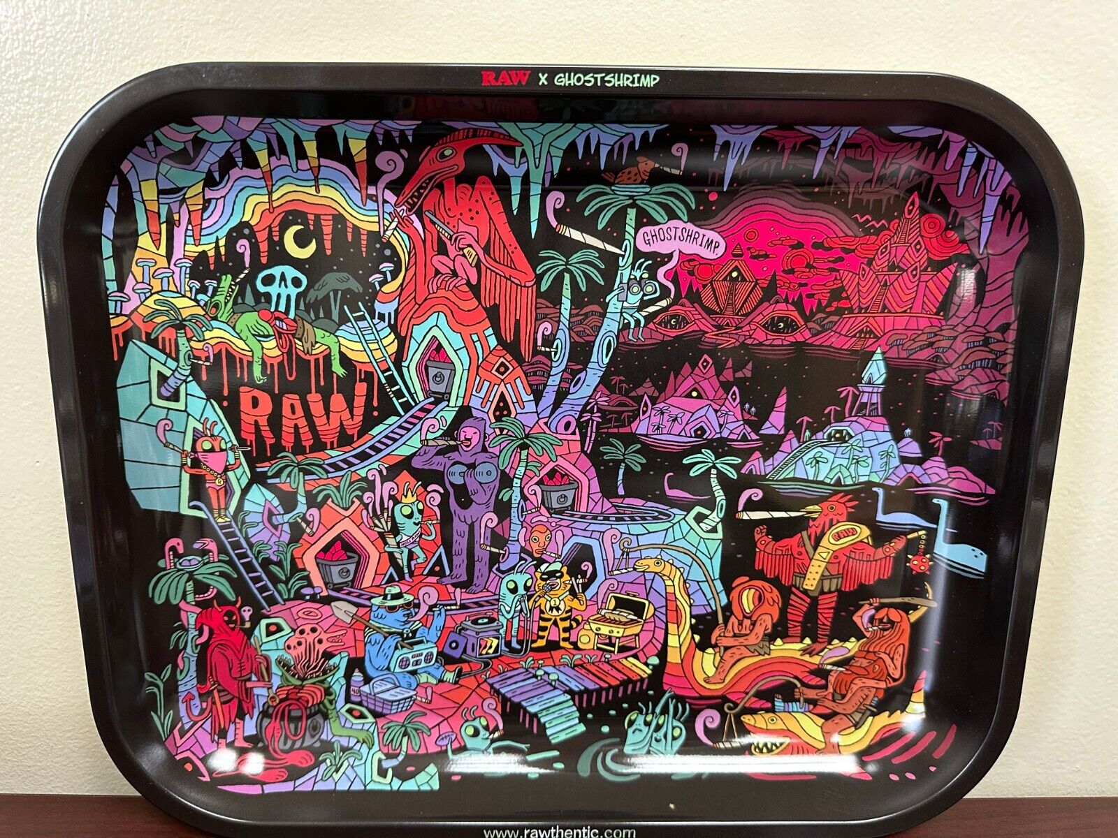RAW Large Ghost Shrimp Rolling Tray~14x11 Used Discount Sale-See Description