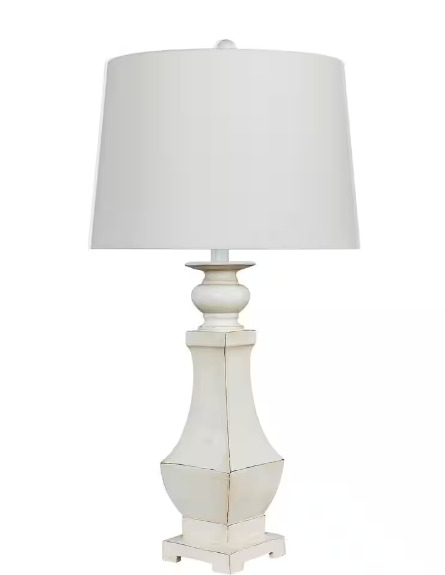Cory Martin 31 in. Antique White Table Lamp 1005781269