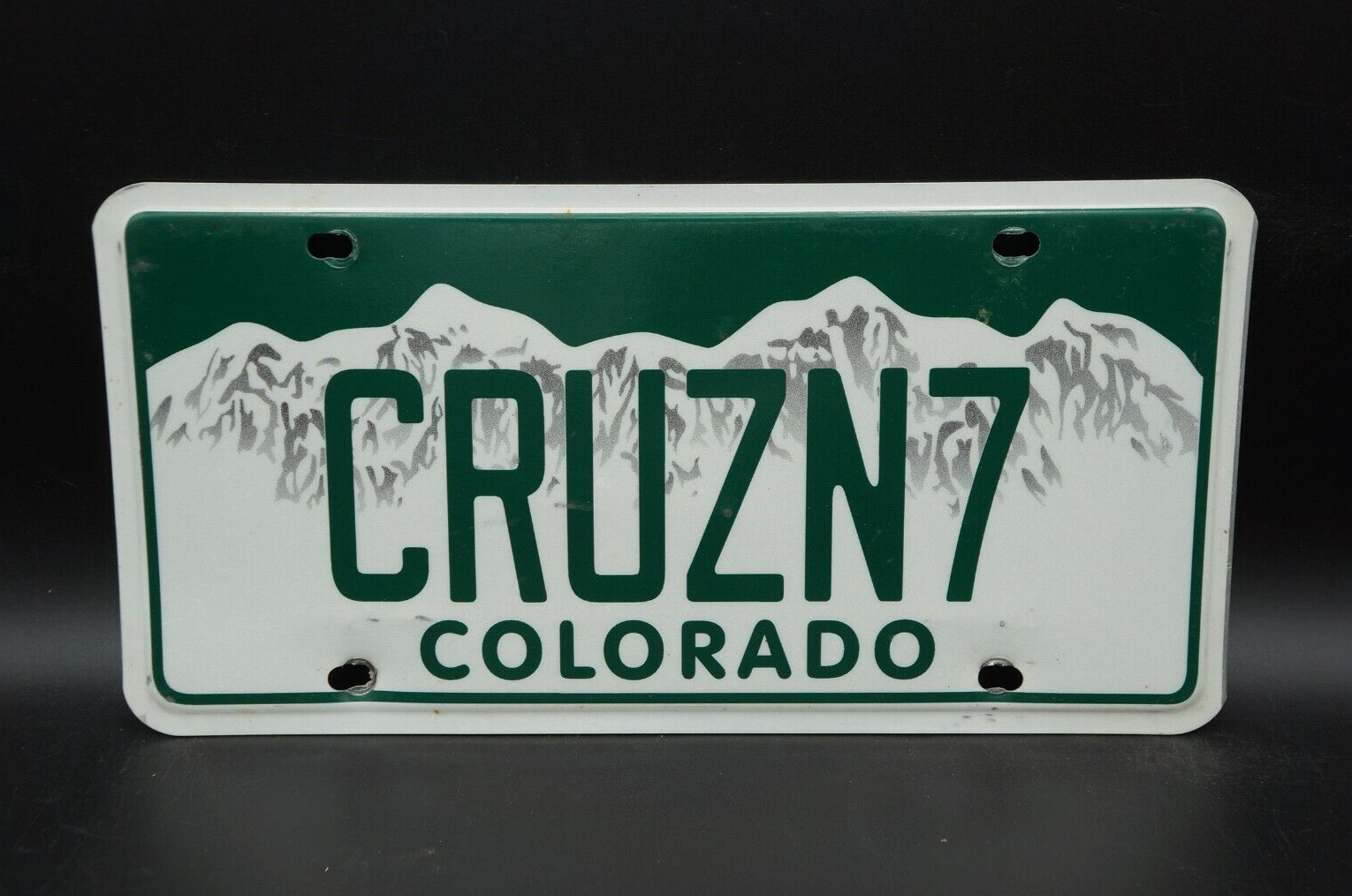 COLORADO Vanity License Plate - CRUZN 7 - Cruising Hot Rat Street Rod