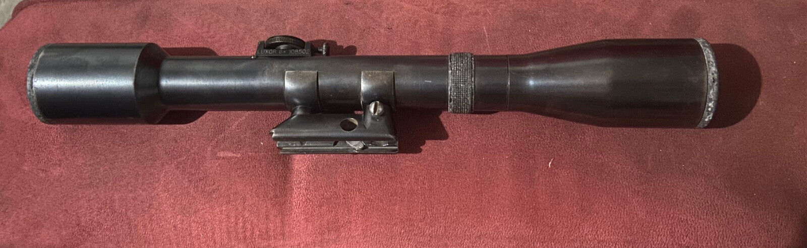 Antique OIGEE Berlin LUXOR 6X Scope RARE WW1 Era Sniper Optic Quick Detach Mount