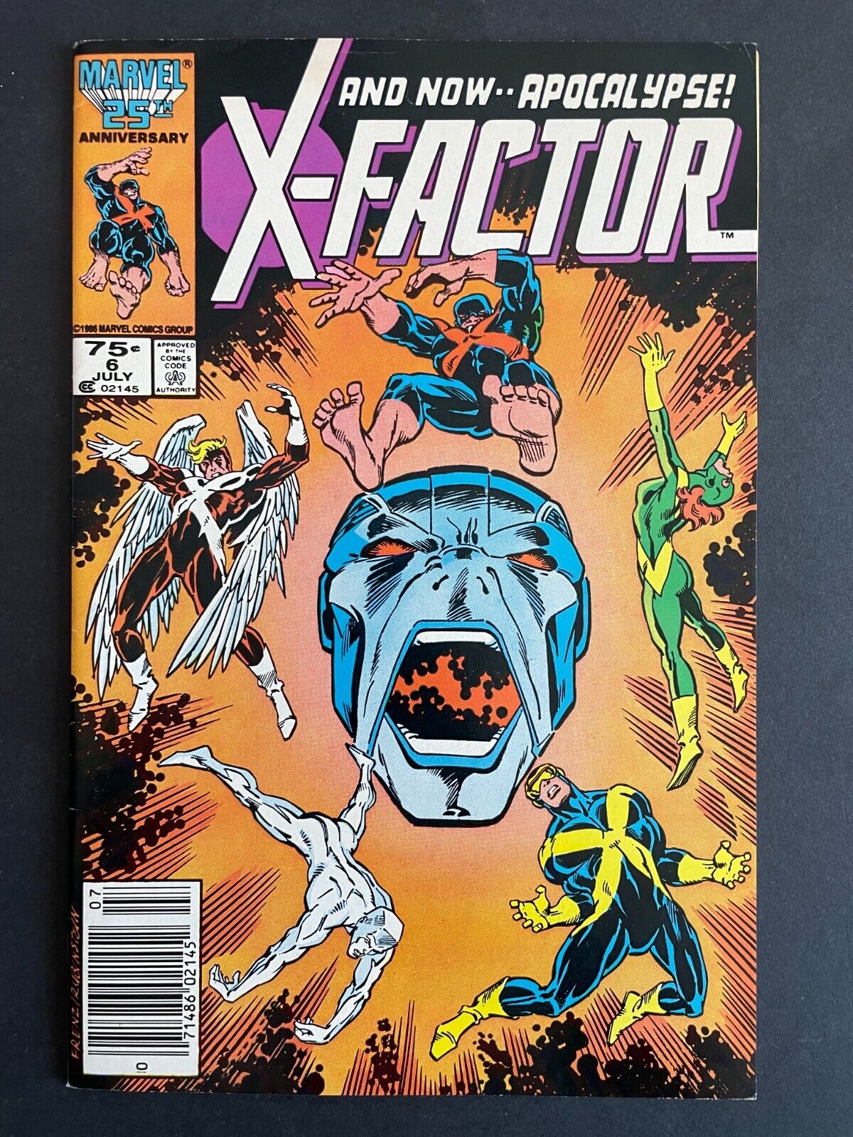 X-Factor #6 - 1st App Apocalypse Marvel 1986 Comics Newsstand