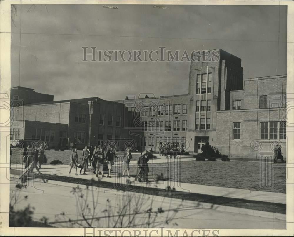1938 Press Photo Sheboygan, The New North High School - mjc27275