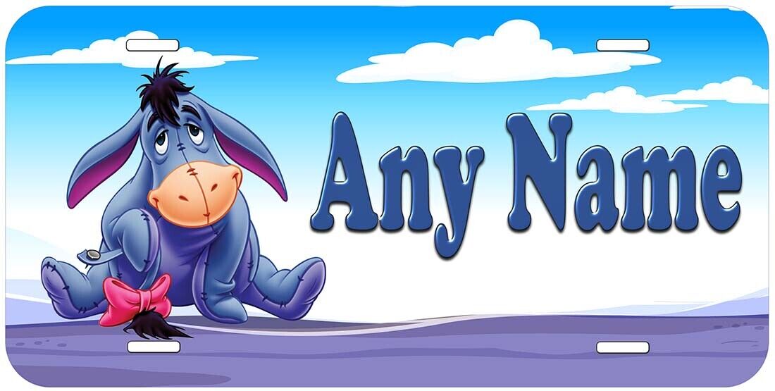 Personalized Eeyore Car License Plate Any Name