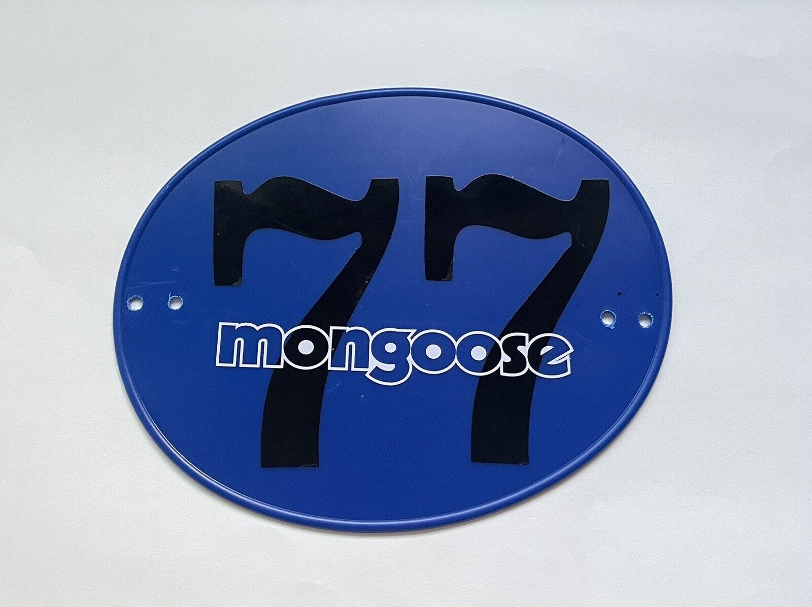 Mongoose Bmx Number Plate