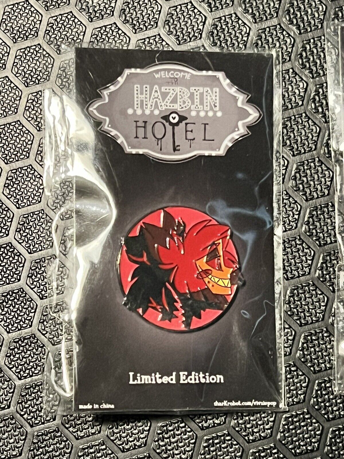 Limited Edition Hazbin Hotel Halloween Alastor Alastor's Shadow Enamel Pin RARE