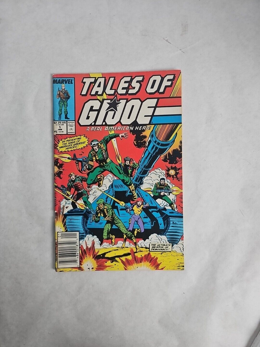 Tales of G.I. Joe #1 Newsstand Mid Grade Vol. 1 No. 1 Marvel Comics