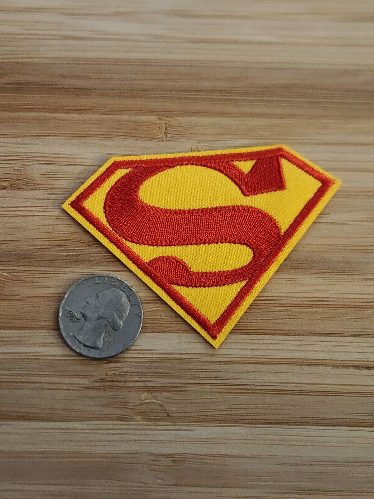 SUPERMAN Iron-On Patch Superman Patch Iron On or Sew On Patch DC comics