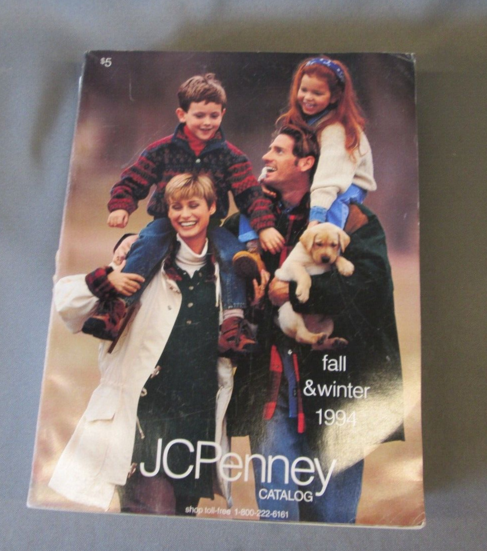 JC PENNY CATALOG SHOPPING MAGAZINE BOOK 1994 Fall Winter Style Retail Store Vtg