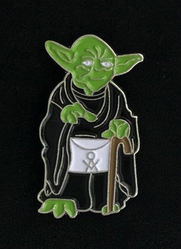 Masonic Master Yoda Lapel Pin (MC-YODA)