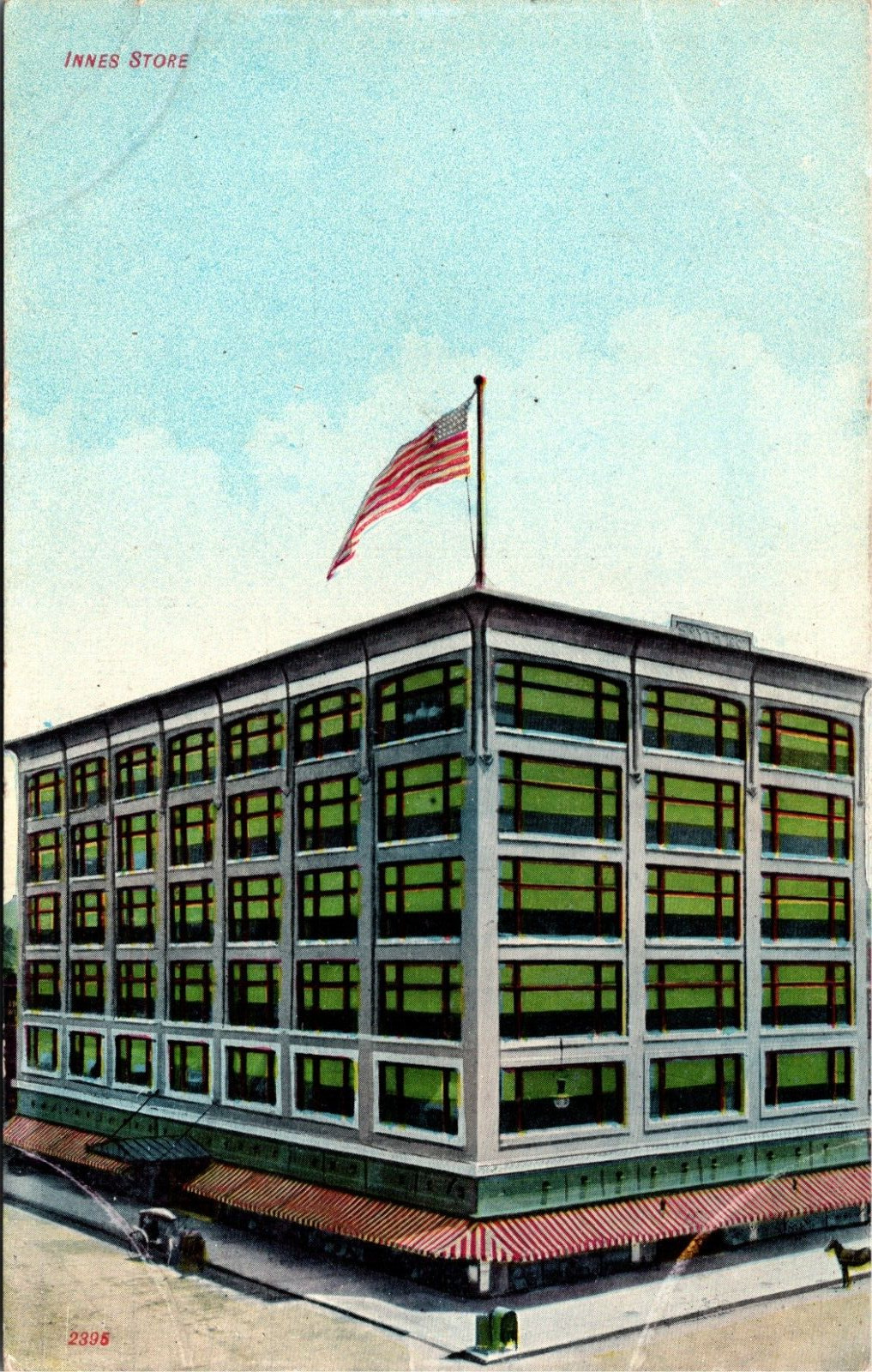 Wichita KS Kansas Innes Store Nice c.1910 Vintage Postcard