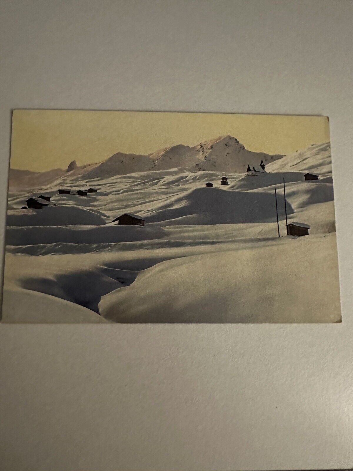 Winter  Scene Unused Photochromie Postcard Schulz