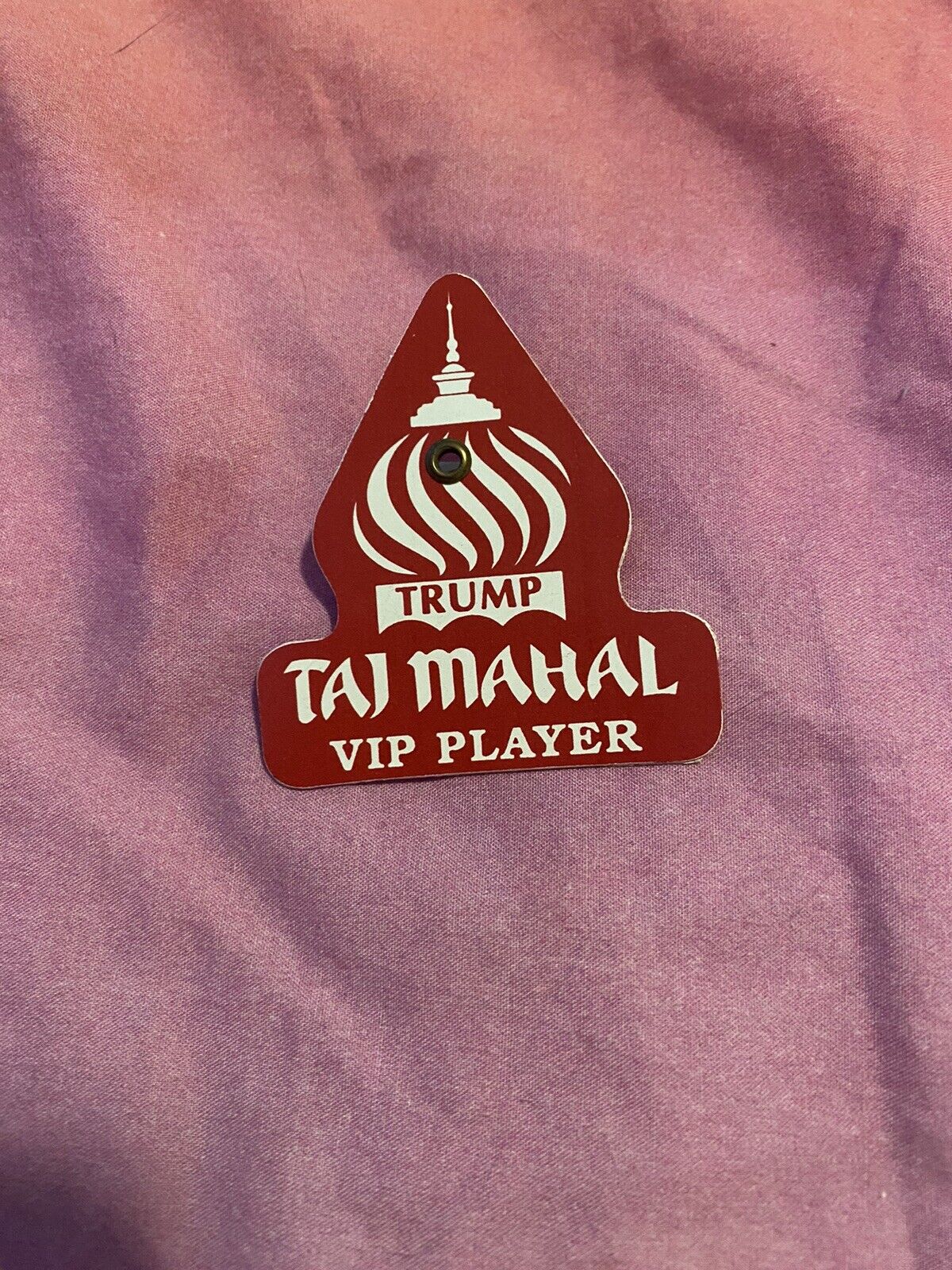 Vintage Trump Taj Mahal VIP Player Badge