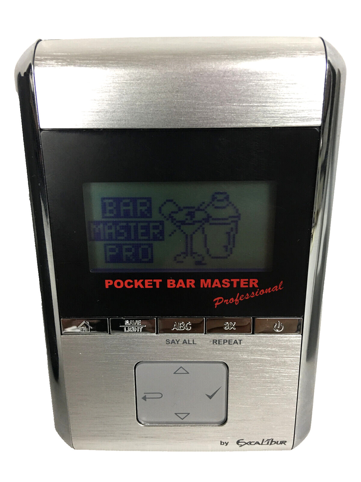 Excalibur Bar Master Talking Electronic Bartender Cocktail 414P-3  RARE