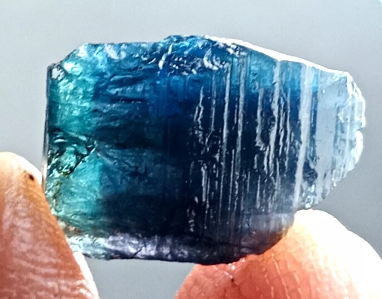 7.5 Carat Beautiful Indicolite TOURMALINE Crystal mineral specimen @ Afghanistan