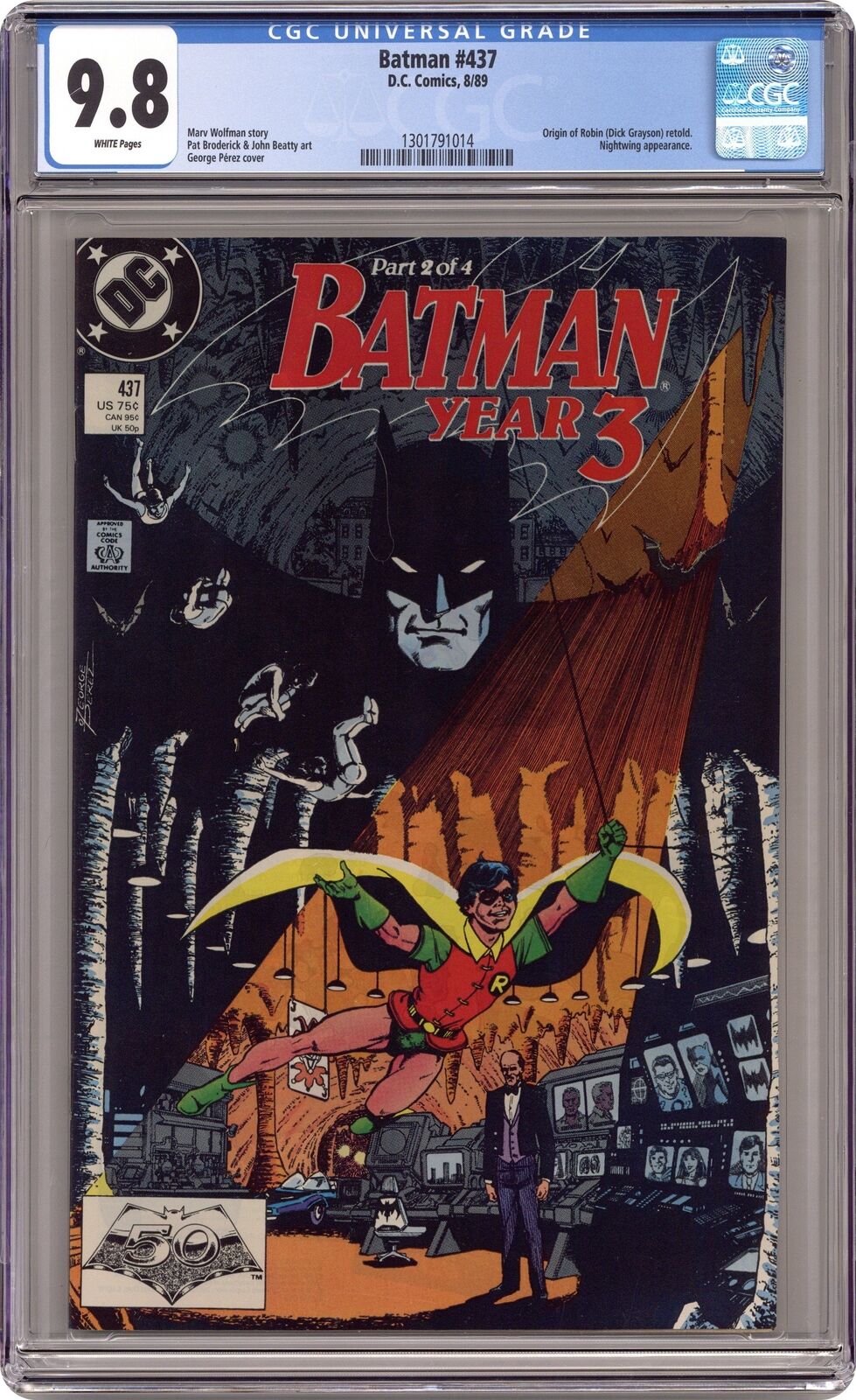 Batman #437 CGC 9.8 1989 1301791014